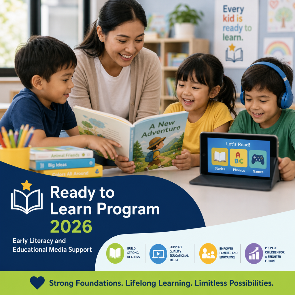 Teacher reading a book to diverse children in a classroom for early literacy support